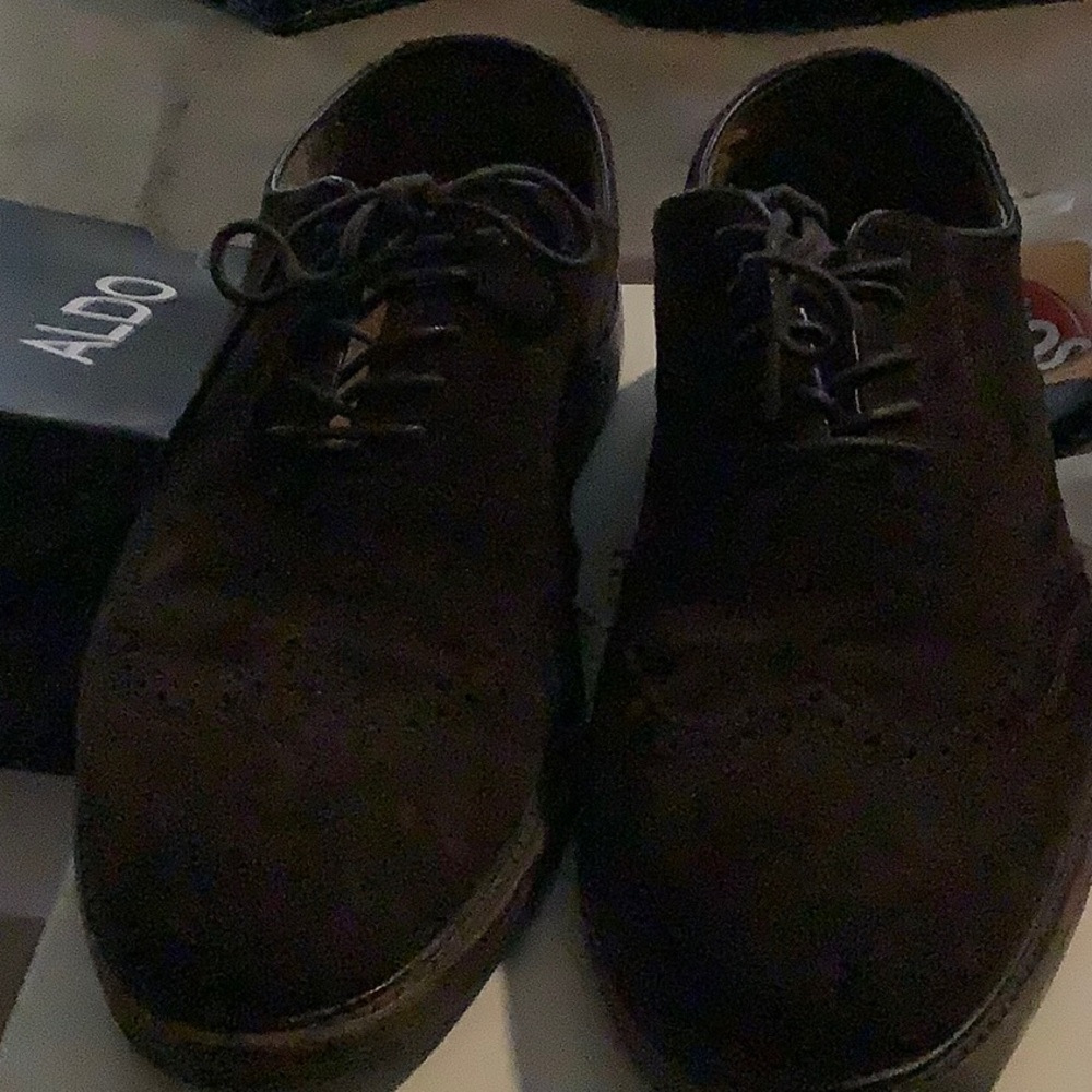 Coach Brown suede casual Oxford size 12